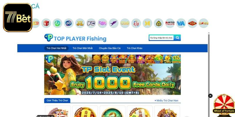 Bắn cá 77bet xuất hiện sôi động mãn nhãn với nhiều khoản thưởng lớn